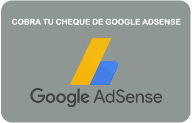 Cobrar Cheque Google Adsense GOOGLEAD
