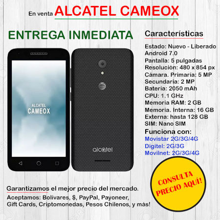 Alcatel CameoX- Smartphone ALCATELCAMEOX