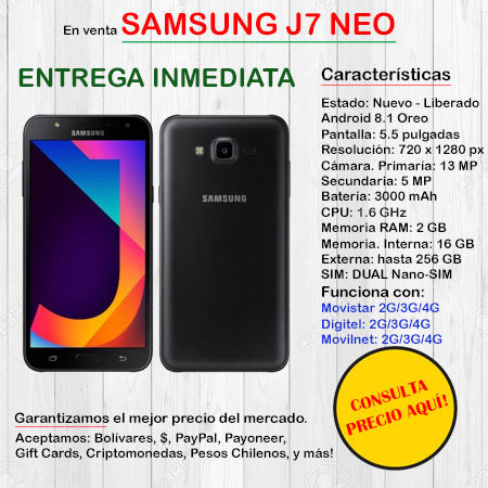 Samsung J7 Neo DUAL SIM - Smartphone J7NEO