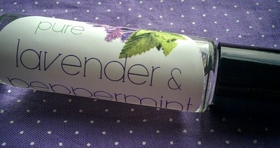 Lavender and Mint Essential Oil Roller Bottle Blend