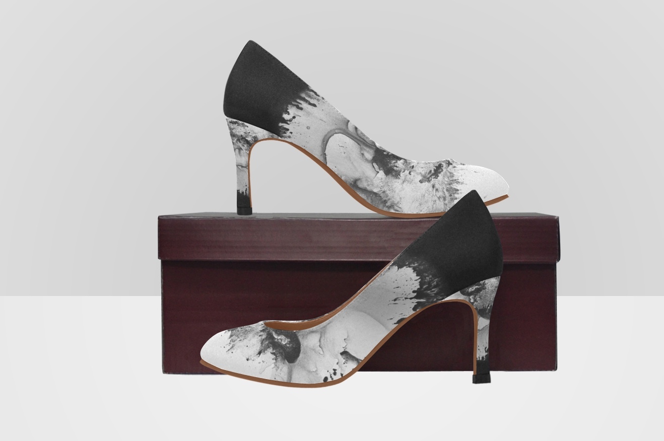 Designer high heels - "Beast" series 01037