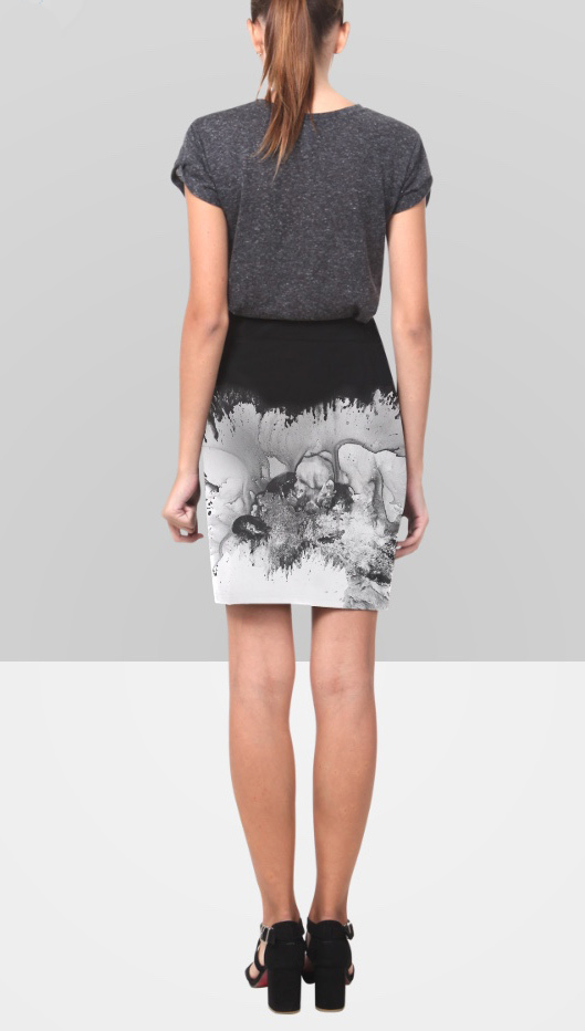 Short skirt - "Beast" series