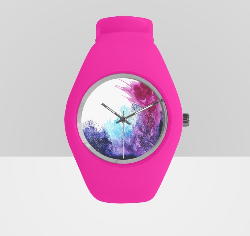 Pink Art Series Dress Watch - select art work