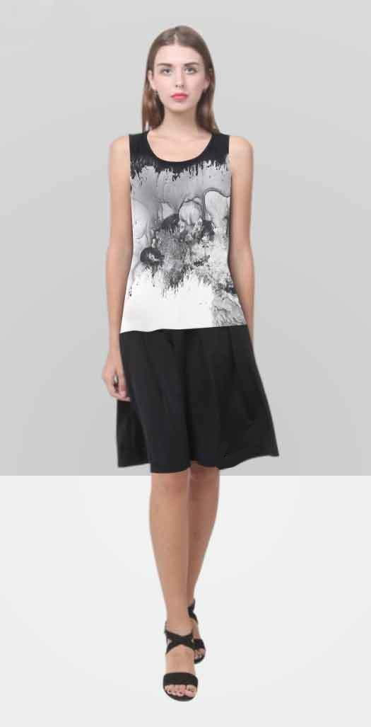 Long Two part Dress - 'Beast' design 01153