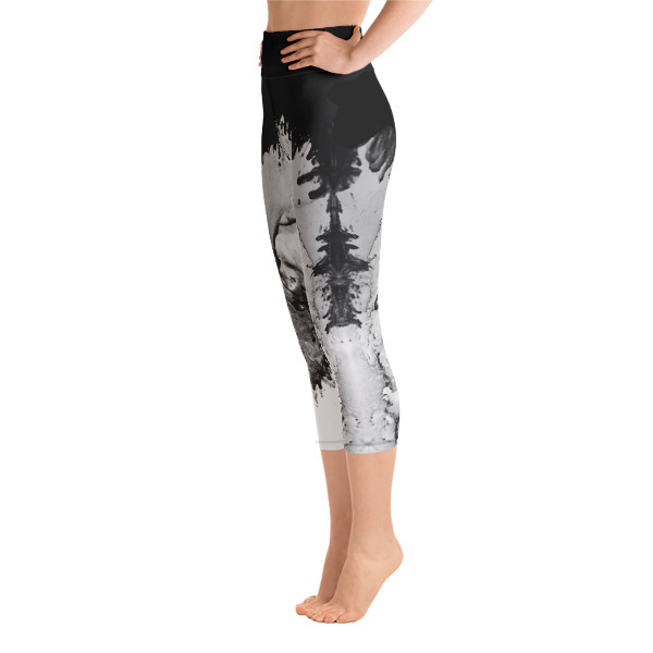 Designer Yoga Capri Leggings -'Beast' series, choice of art work