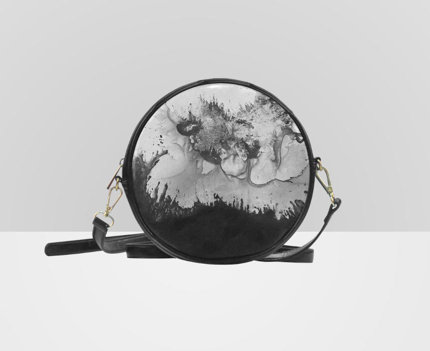 Designer Round Hand Bag - "Beast" design 01280