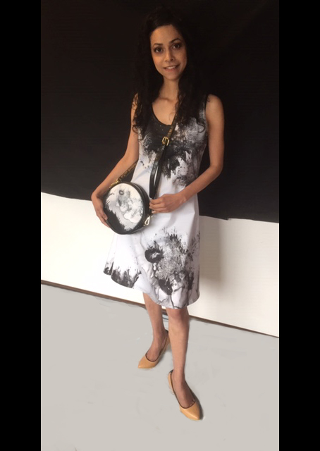 Designer Round Hand Bag - "Beast" design