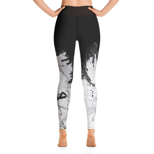 Designer Yoga Capri Leggings -'Beast' series, choice of art work