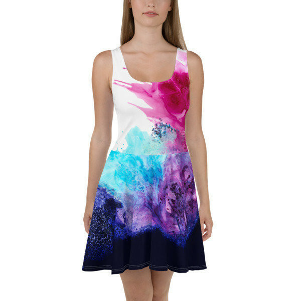 Flared Dress  - 'Conjugation ii ' collection, 2 design options