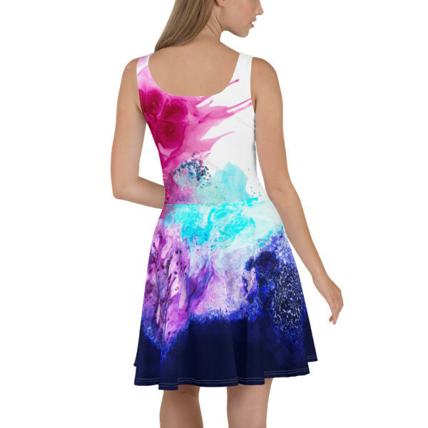 Flared Dress  - 'Conjugation ii ' collection, 2 design options