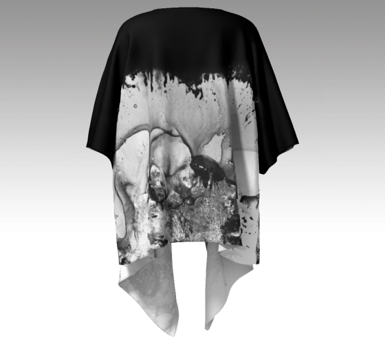 Designer Wrap: Bat-winged sleeves, "Beast" series