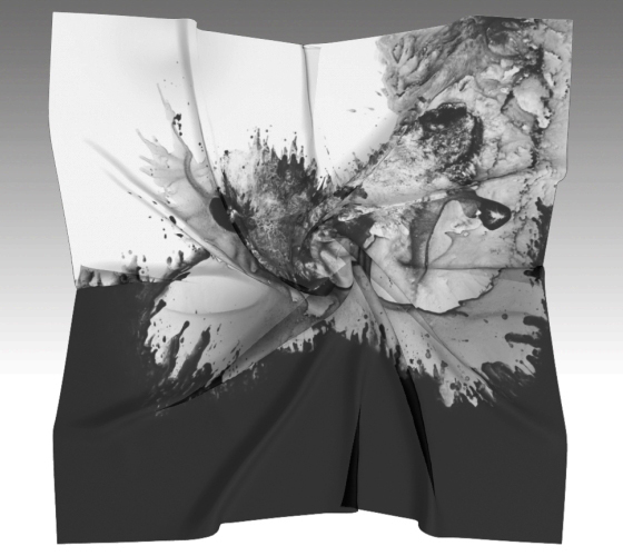 Designer Wrap: Bat-winged sleeves, "Beast" series