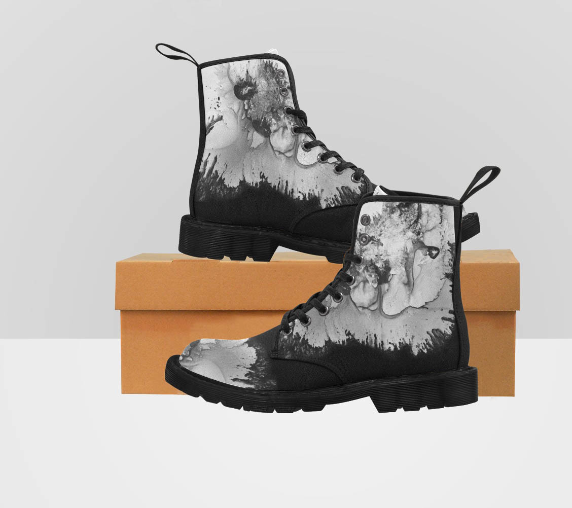 Boots - "Beast" Collection, designer combat style boots 00351