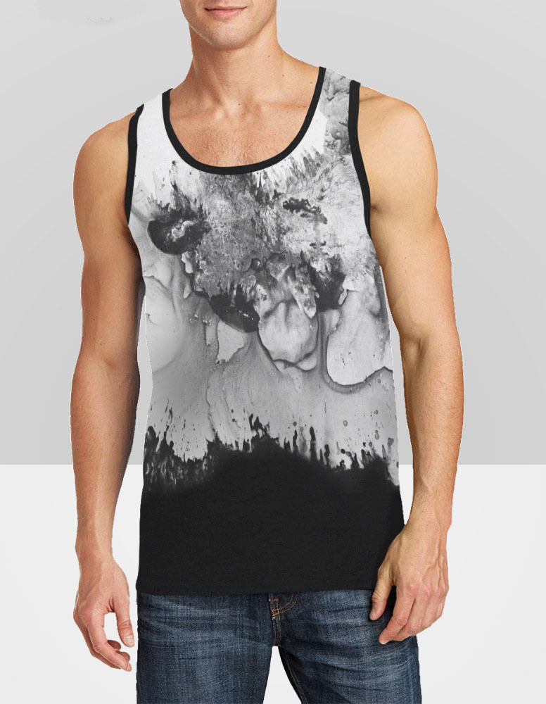 Mens designer tank shirt - "Beast" series 00321