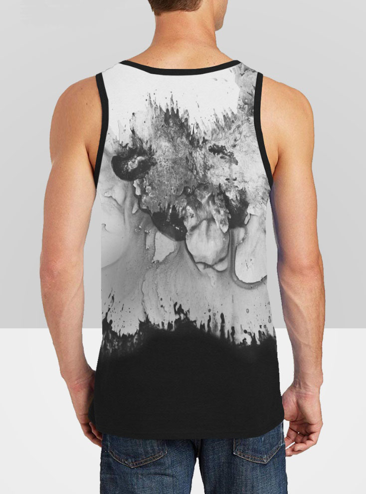 Mens designer tank shirt - "Beast" series