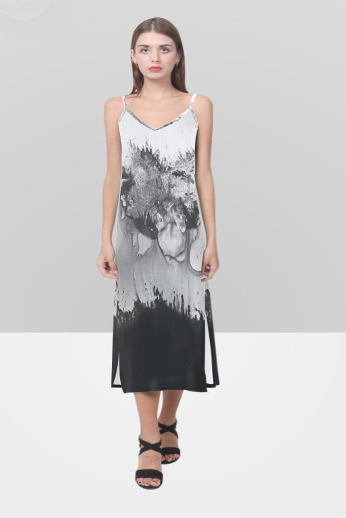 Designer Long Singlet Dress - 'Beast' 00421