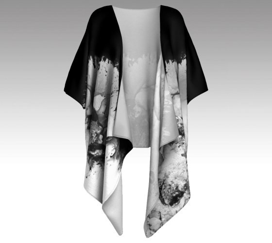 Designer below-knee pleated skirt - "Beast" collection