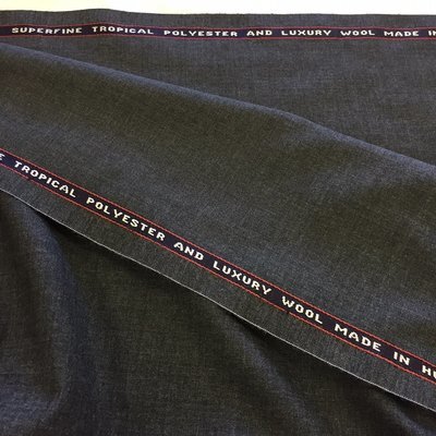 Navy Luxury Ultrafine Super 160/'s Wool Suit Fabric Made In England