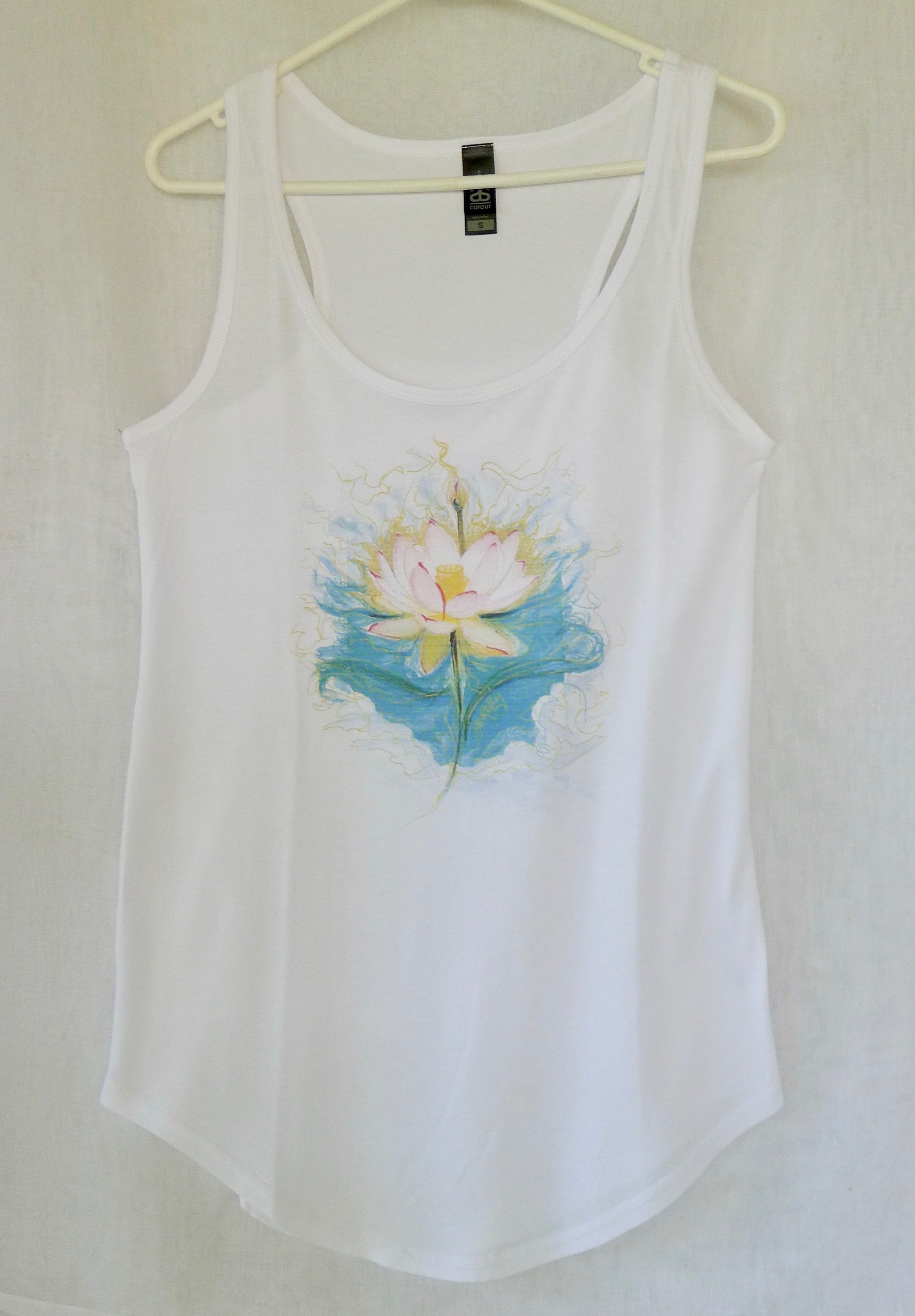 Blue Lotus Yoga Singlet