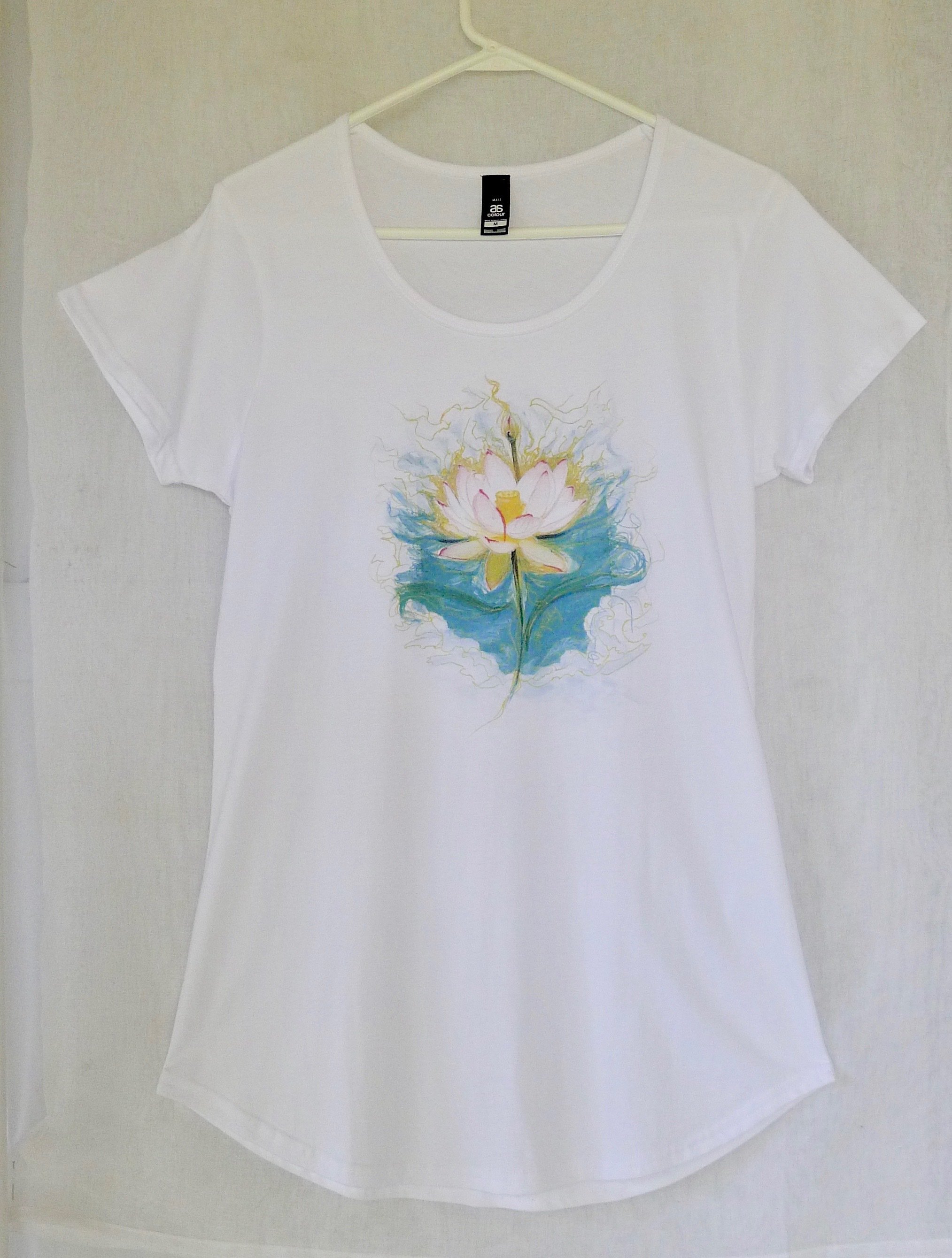 Blue Lotus Yoga Tee