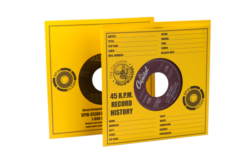Spin-Clean® Yellow Jacket Record Sleeves (PKG 50) YJ-50
