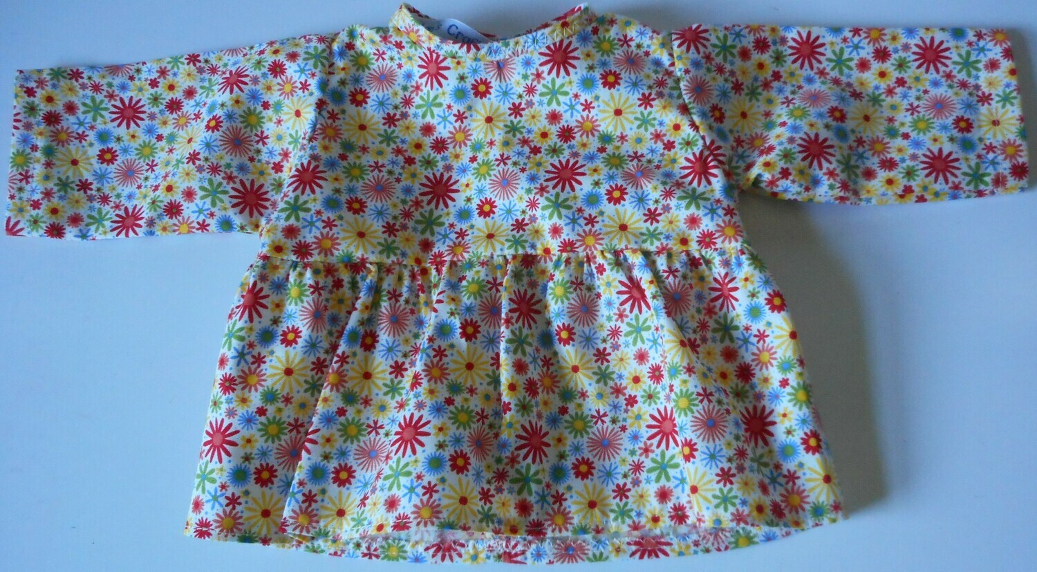 Top, red floral print Top, red floral print