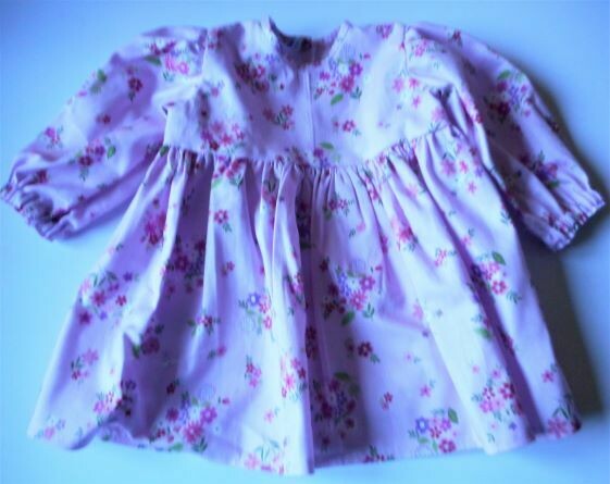 Dress, pink floral. Dress, pink floral.