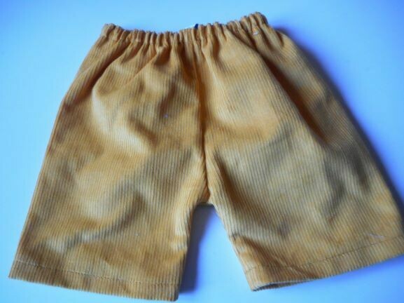 Trousers with back pockets - gold Trousers with back pockets - gold