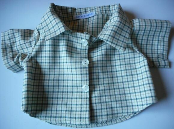 Shirt - green check. Shirt - green check.