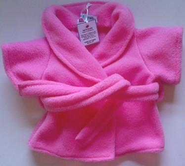 Dressing gown - pink fleece Dressing gown - pink fleece