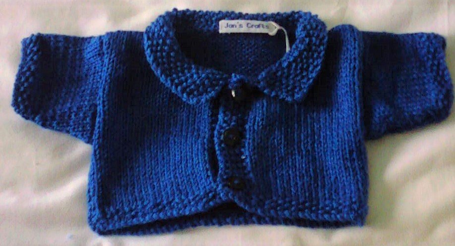 Cardigan with collar - dark blue Cardigan with collar - dark blue
