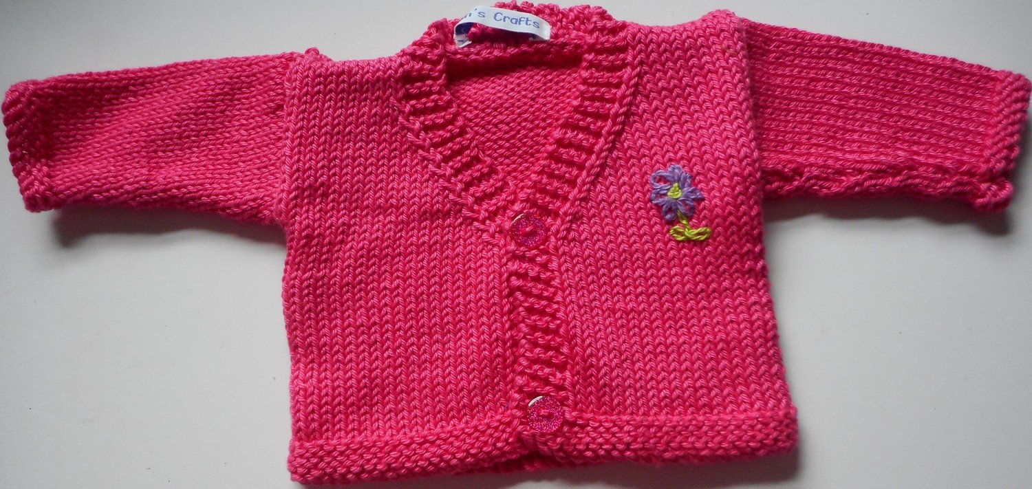 Cardigan - cerise pink, in 2 sizes Cardigan - cerise pink, in 2 sizes