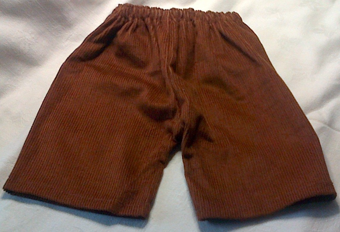 Trousers with back pockets - tan Trousers with back pockets - tan