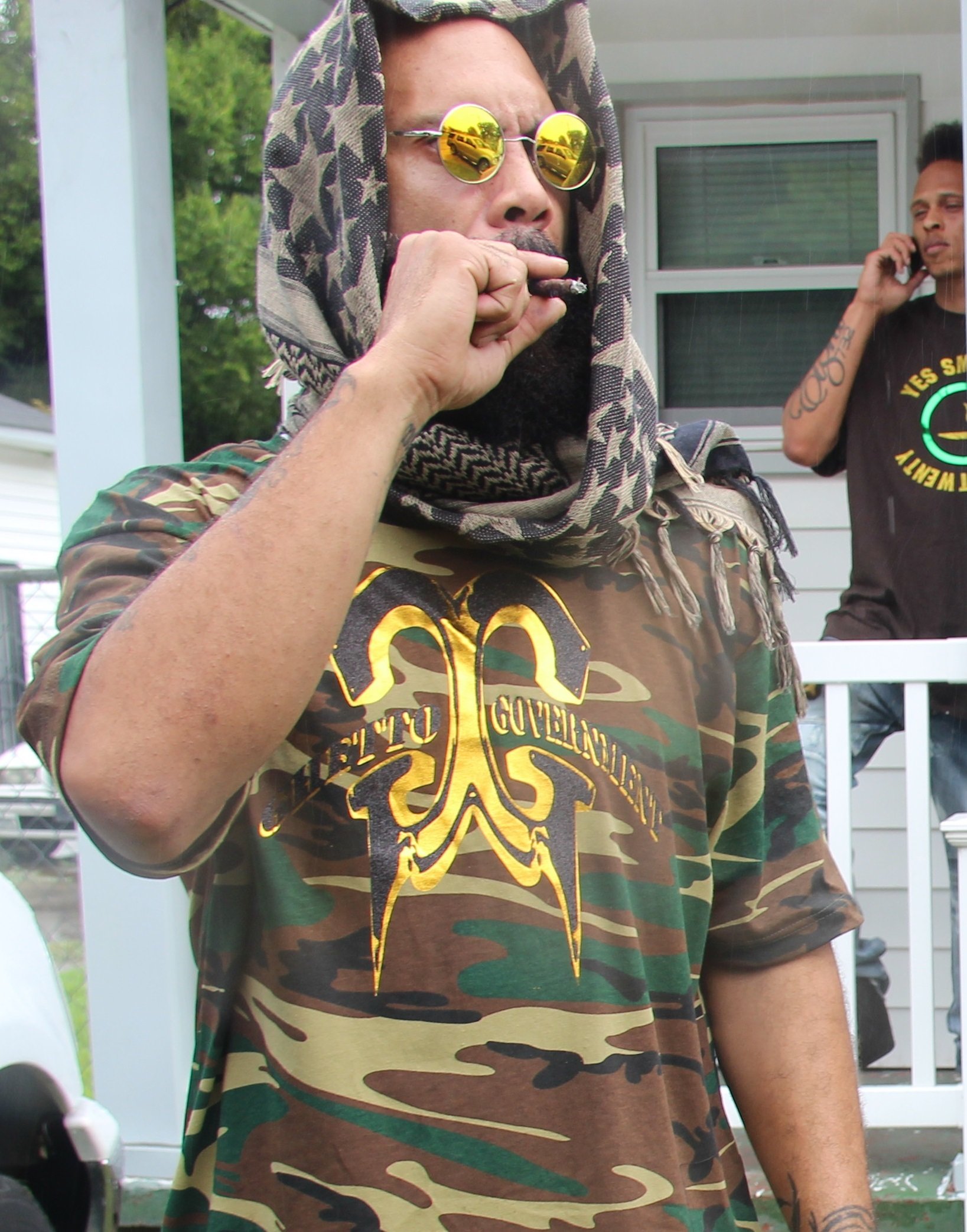 Camoflauge Ghetto Government T-Shirt