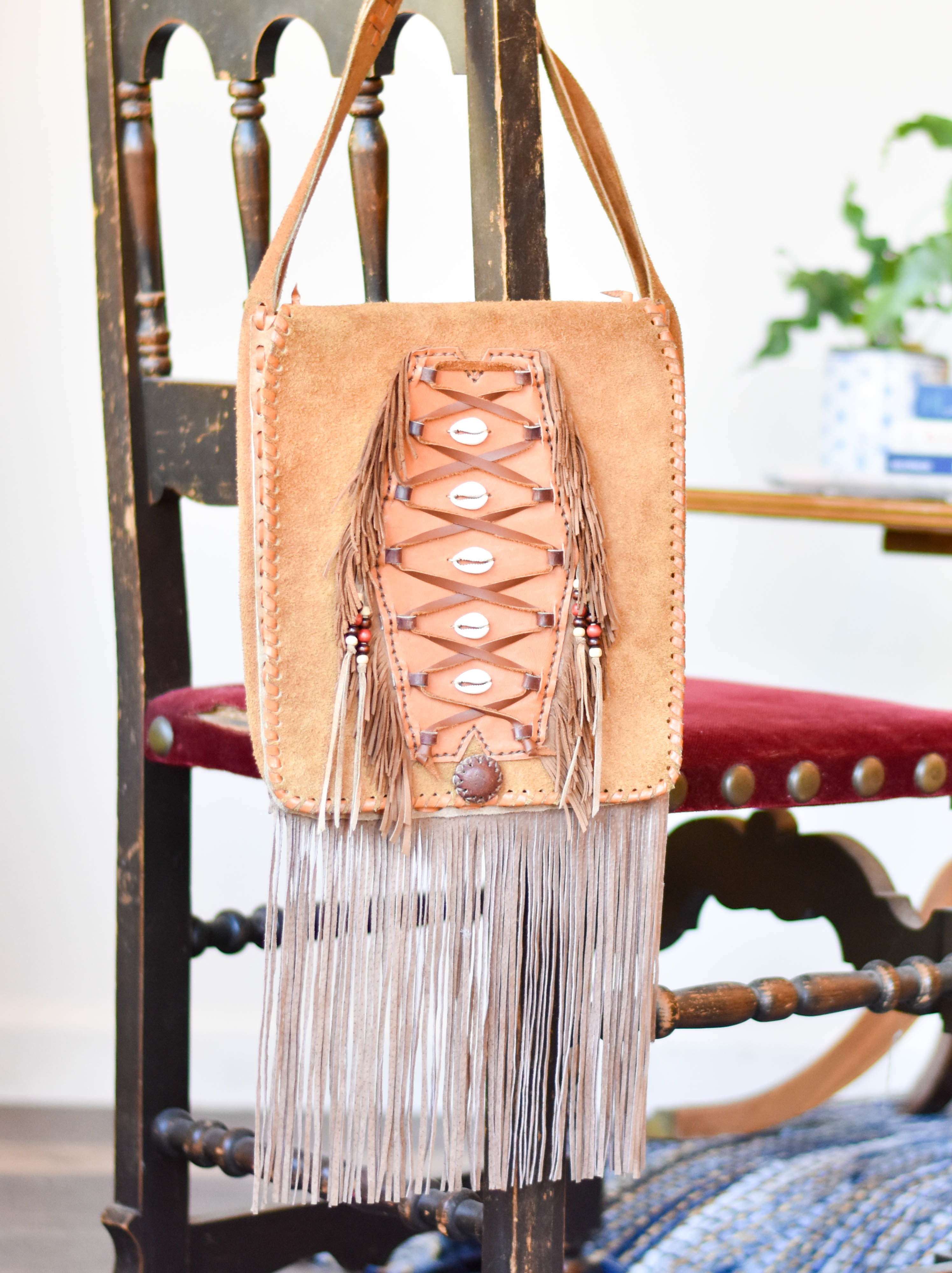 leather boho fringe bag YCZHP2S52P8H2