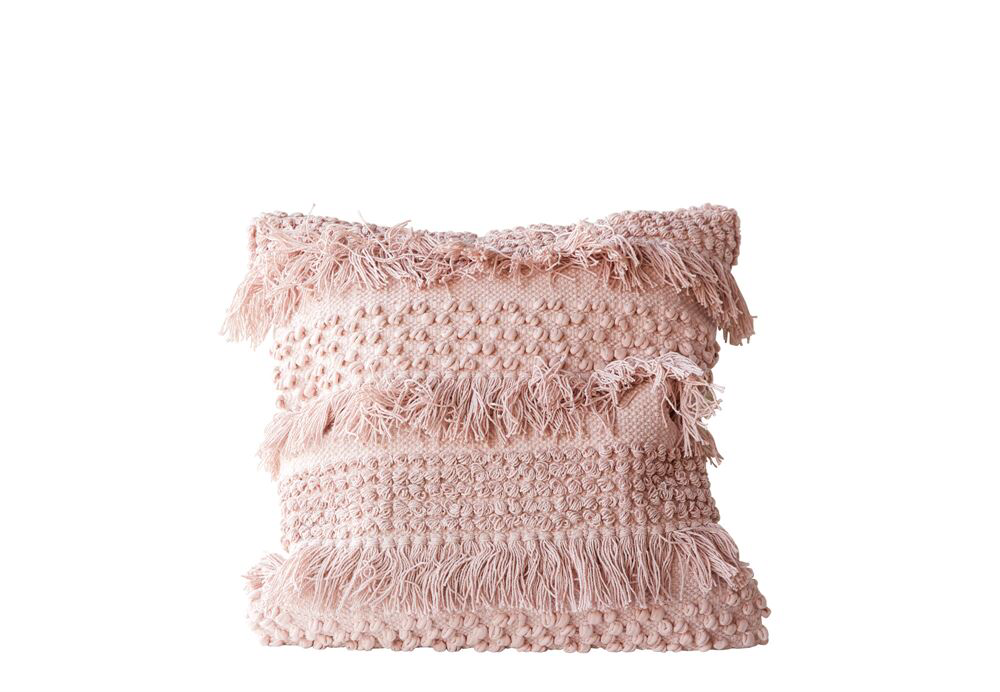 cotton fringe pillow da8143 1TZ34ND8QVGER