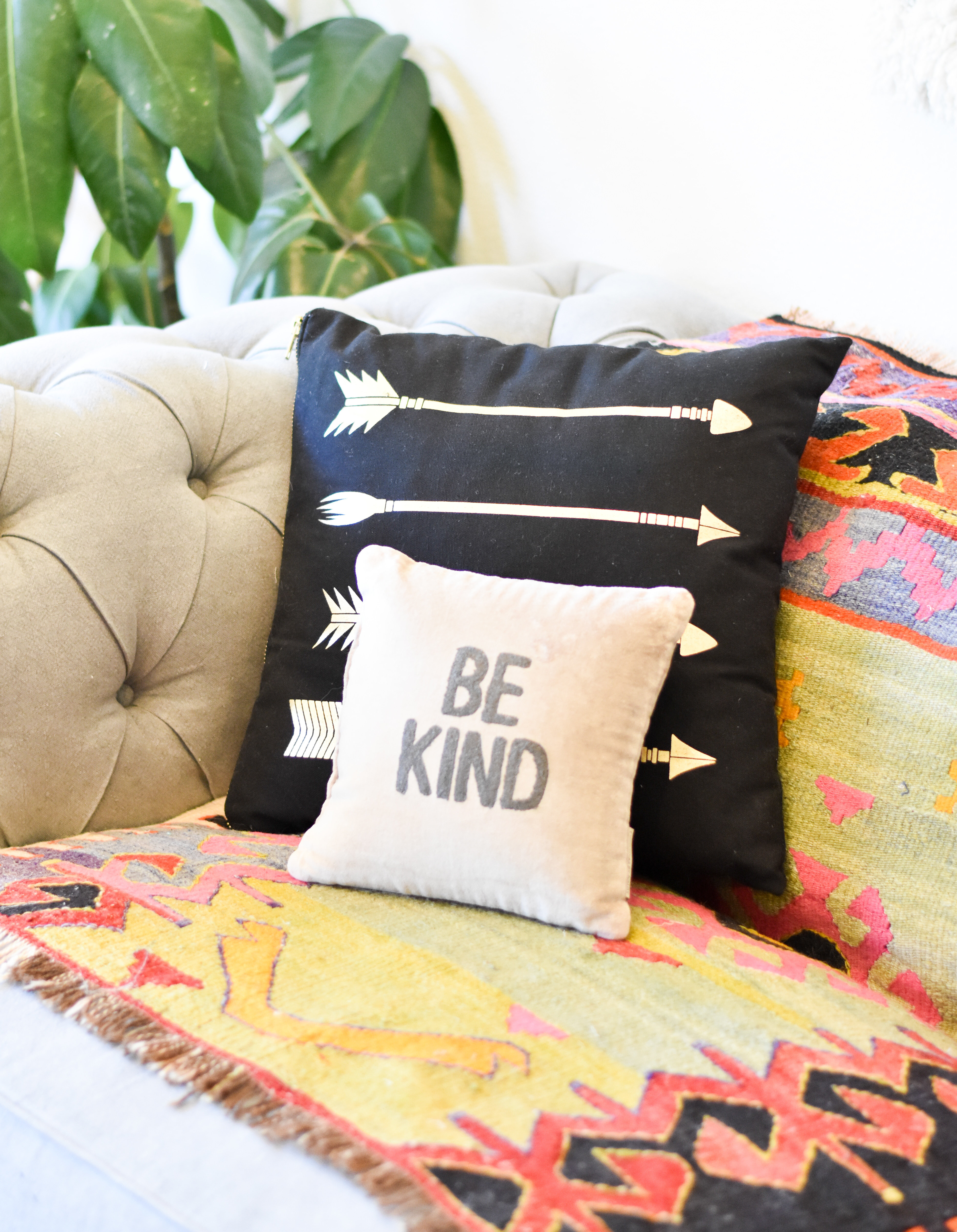 Velvet be kind pillow 36853