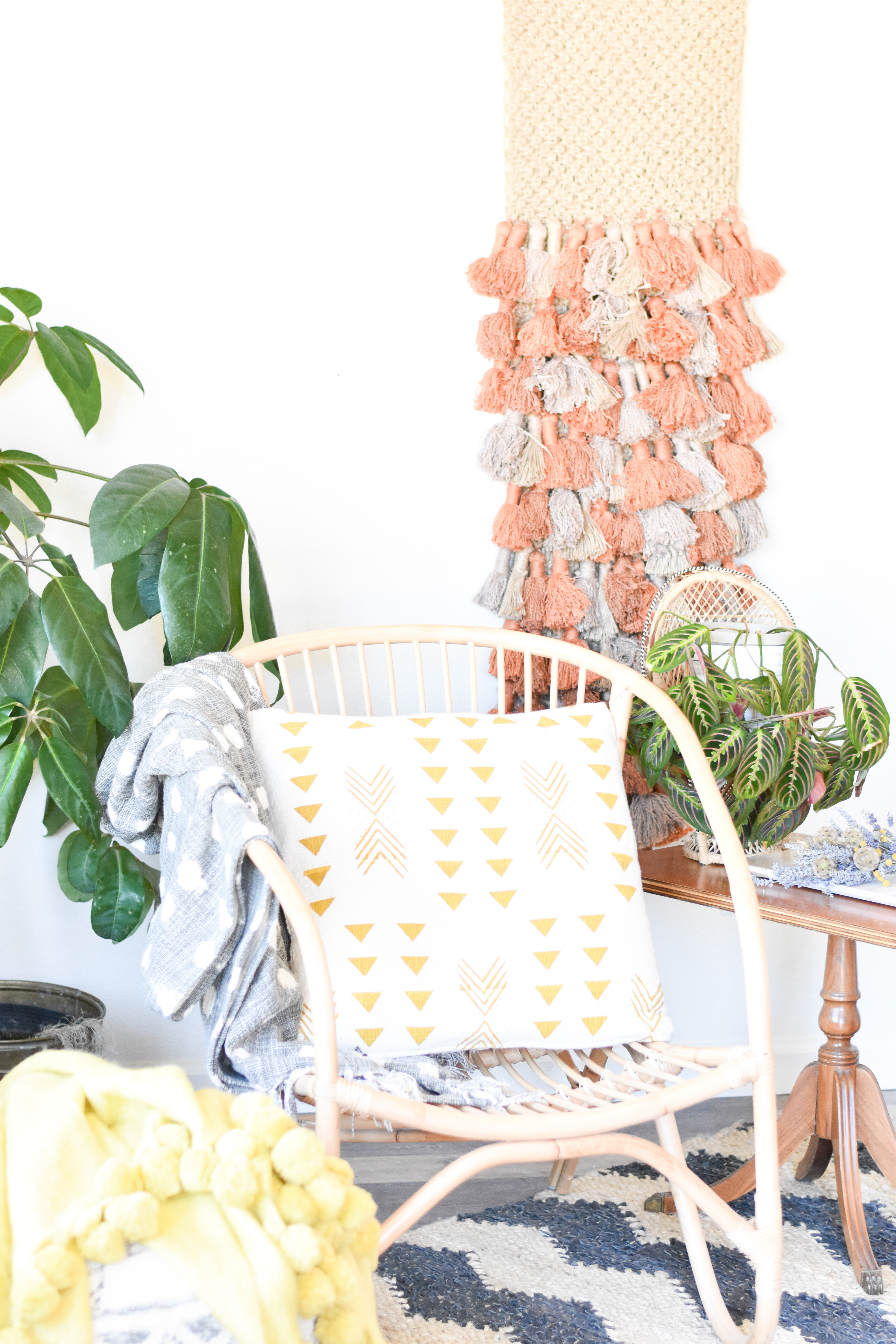 Mustard Yellow Mudcloth Pillow da9838