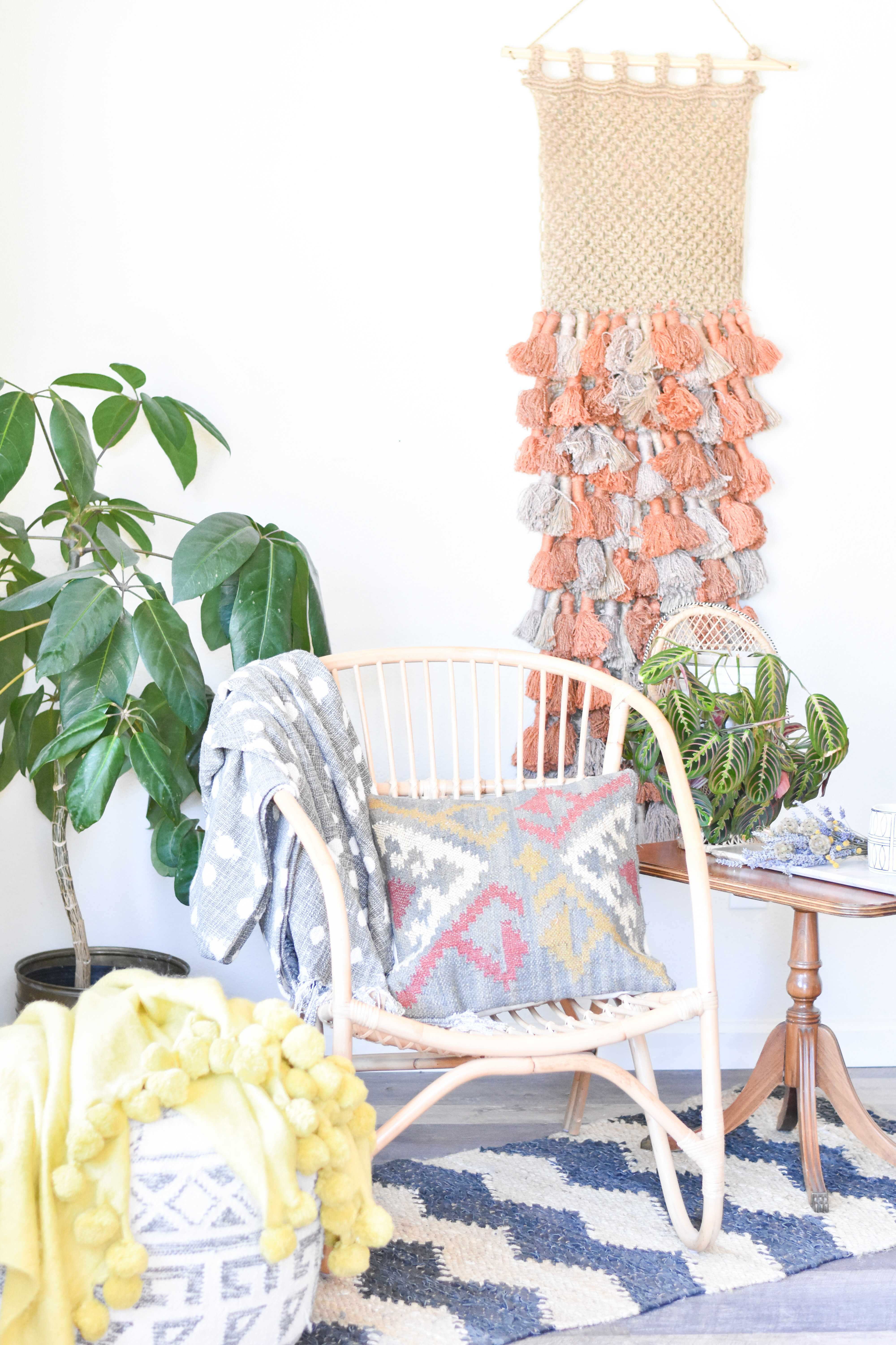 Tassel Macrame Wall Hanging Da9831