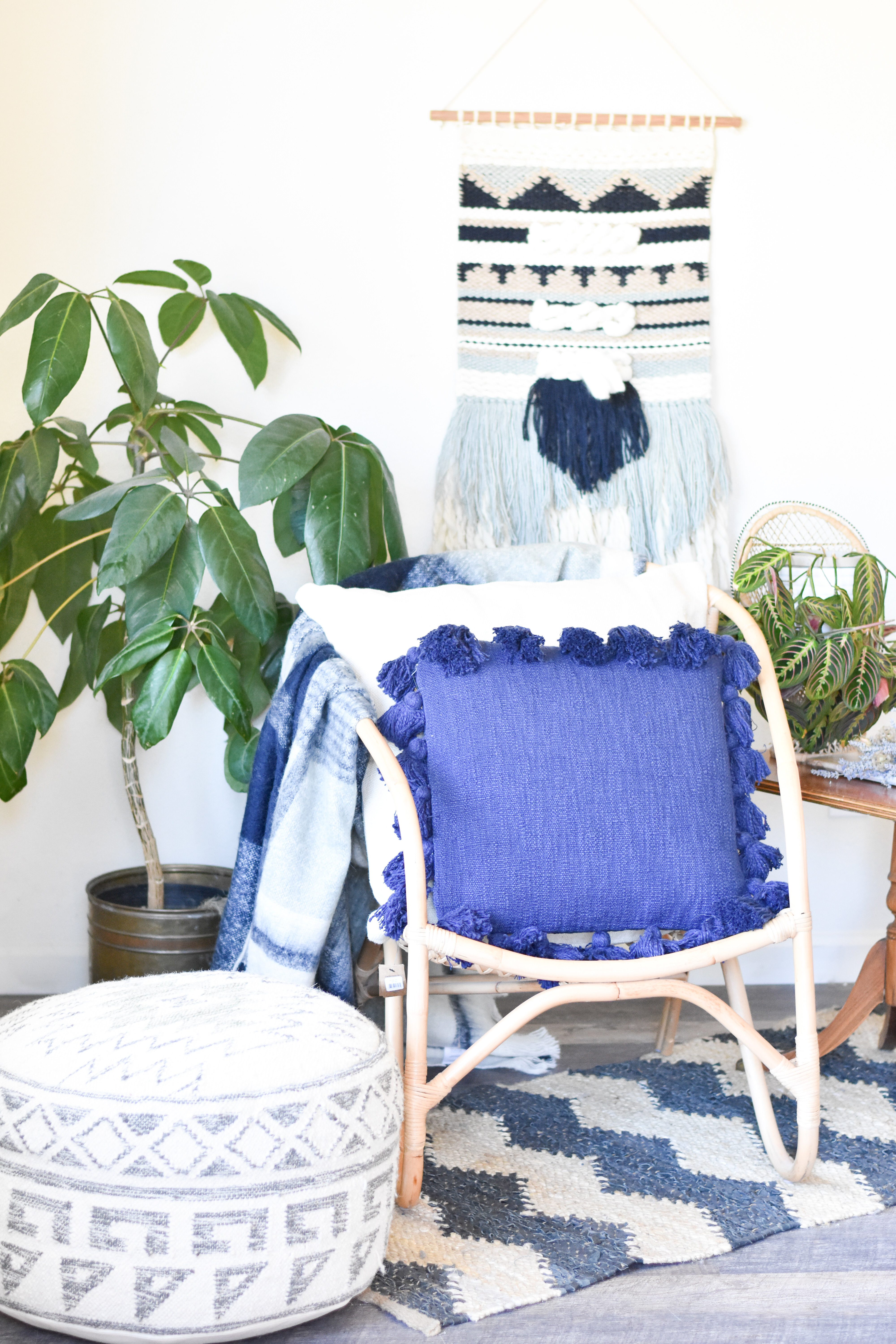 Mohair Blend Plaid Blanket da9839