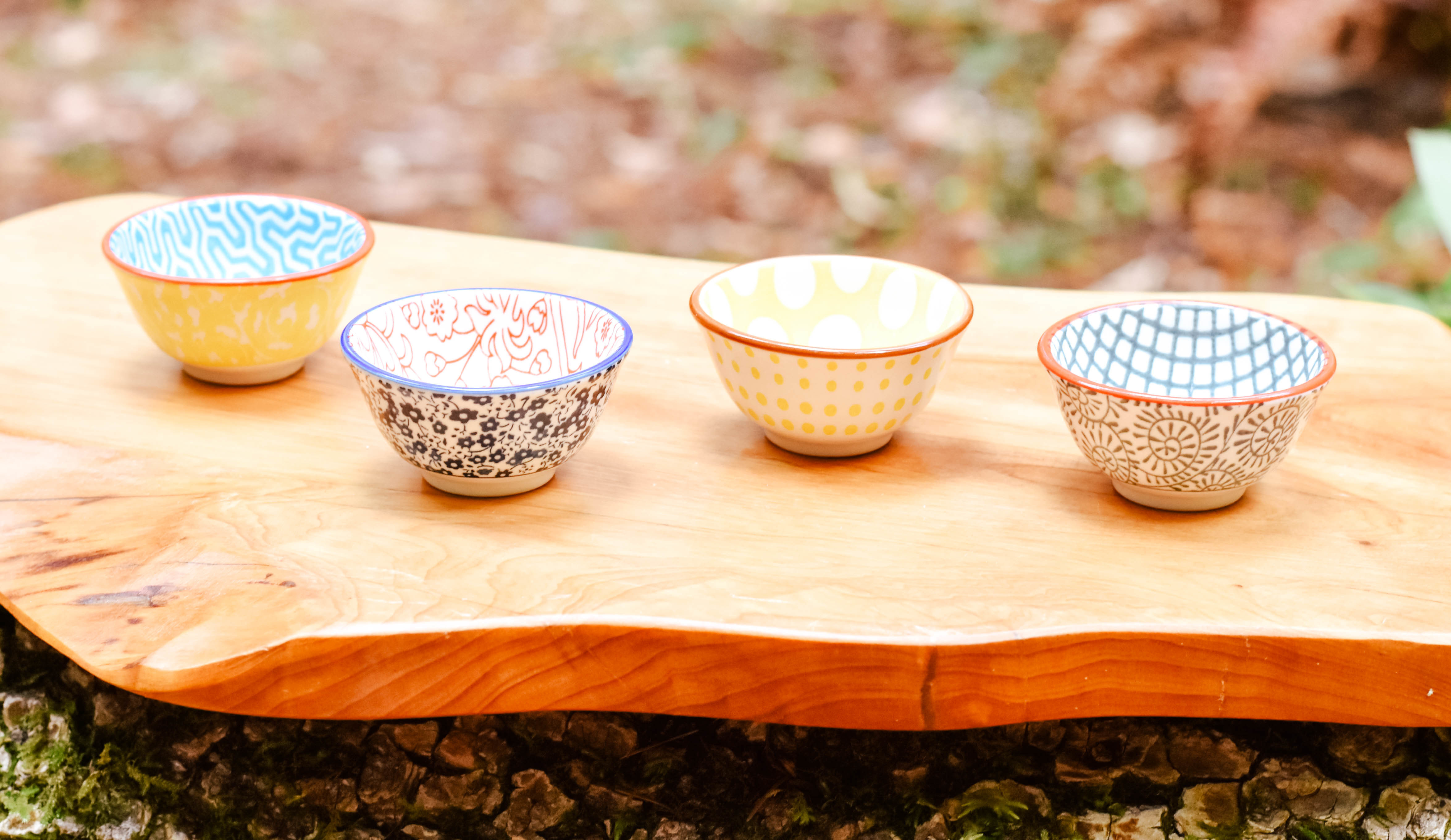Hand Painted Tiny Pinch Pot Bowls DF0257a 6F92Q3WBP93E4
