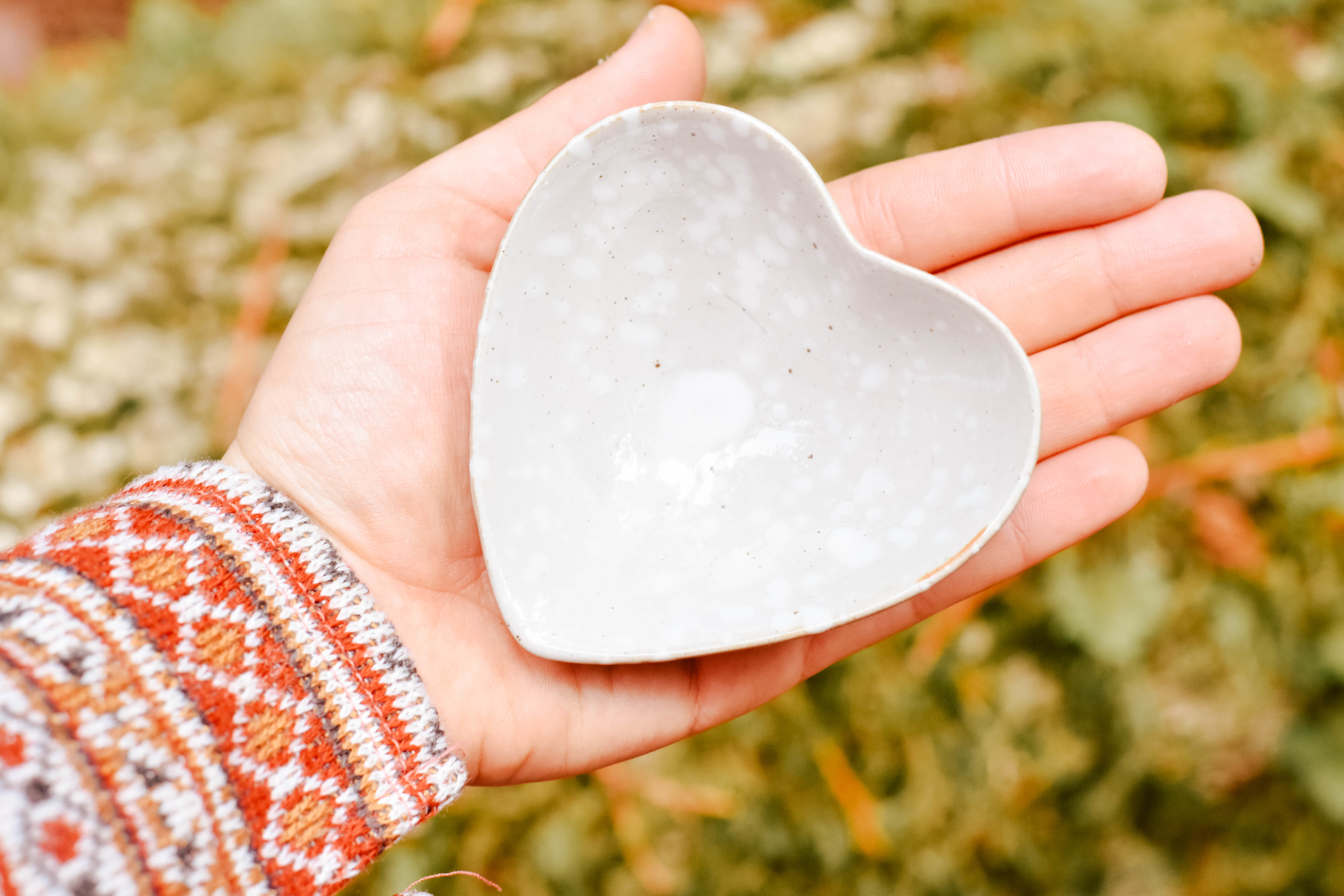 Stoneware heart da8408