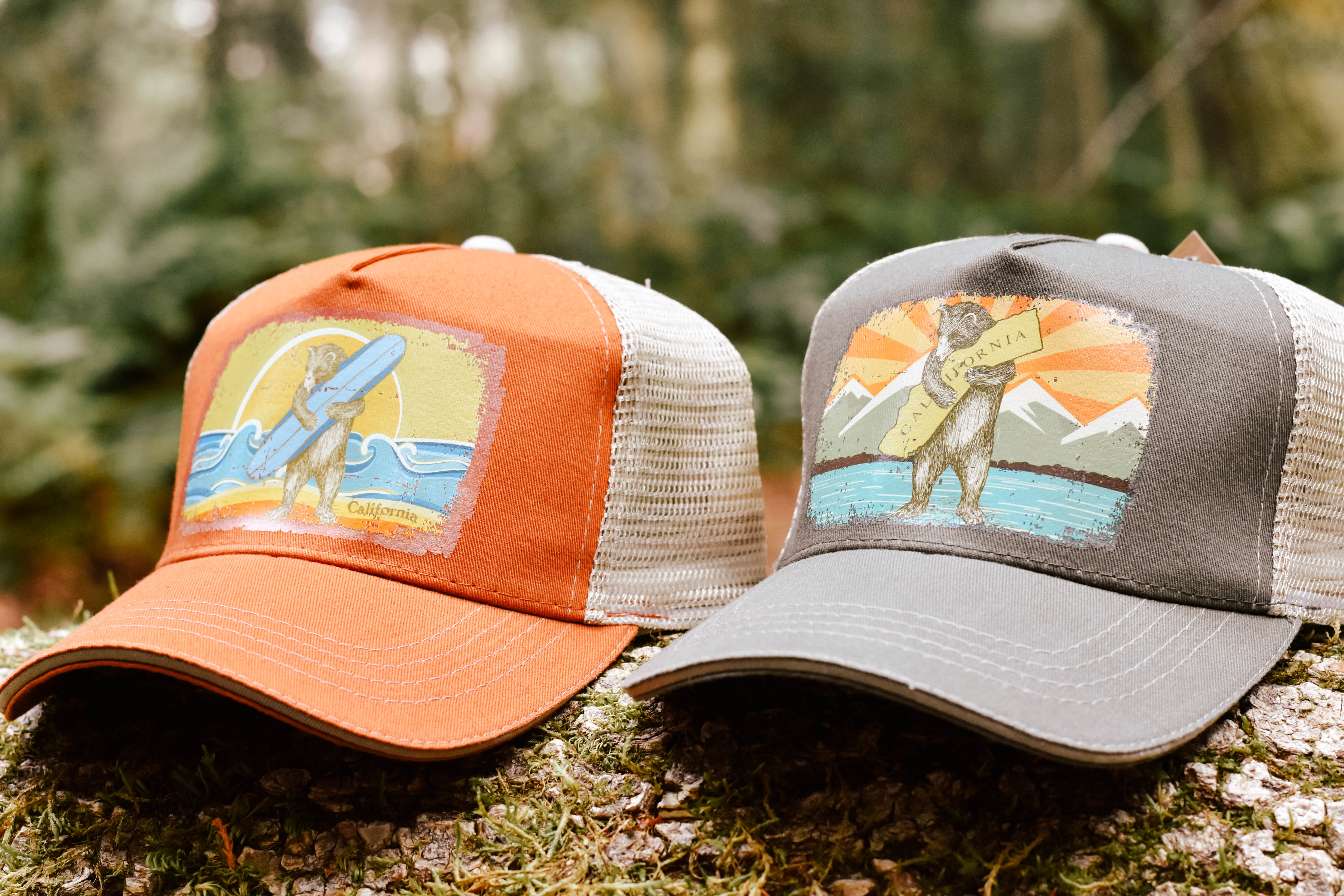 California Bear Trucker Hat 1MMJM1Q8FF1ET