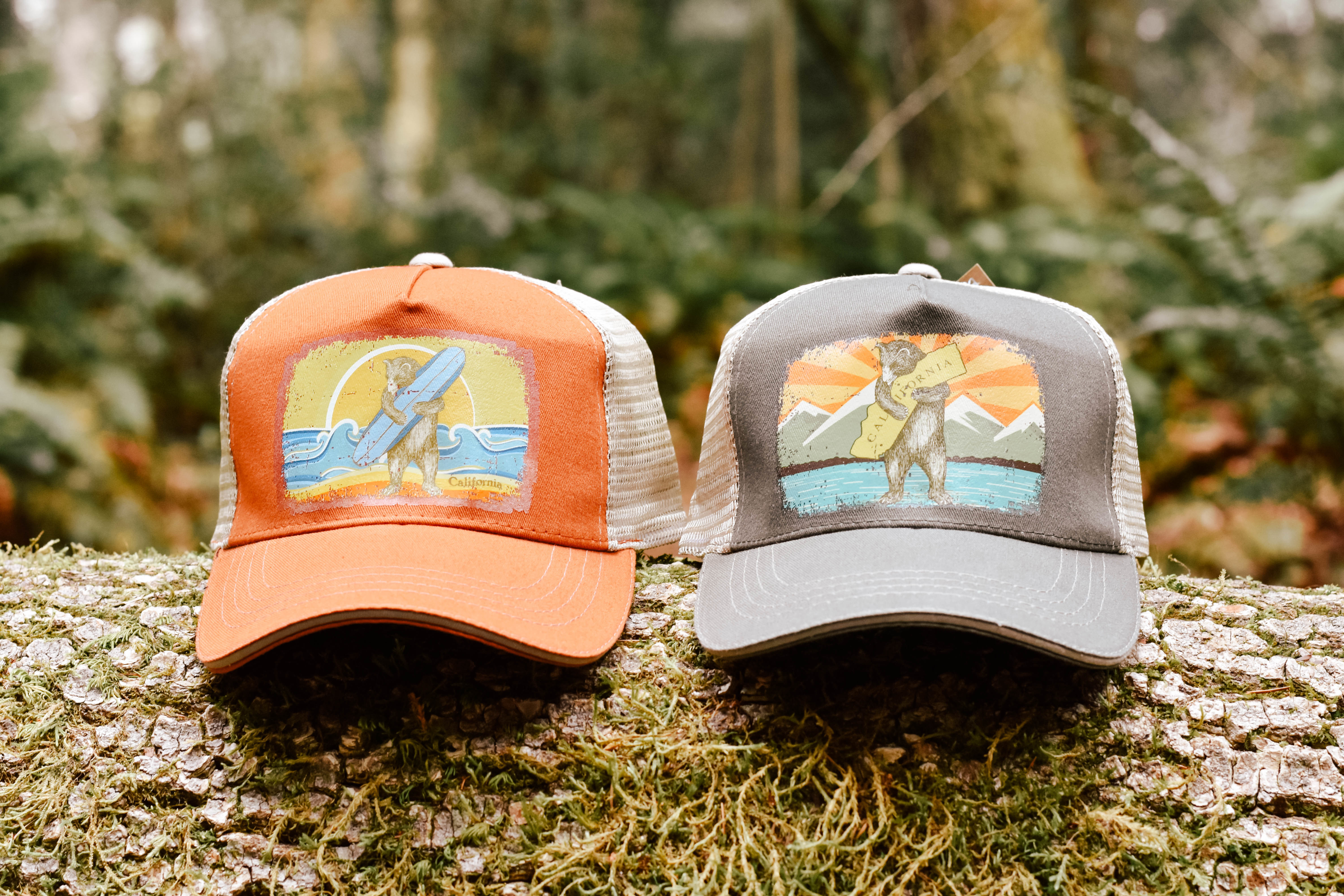 California Bear Trucker Hat