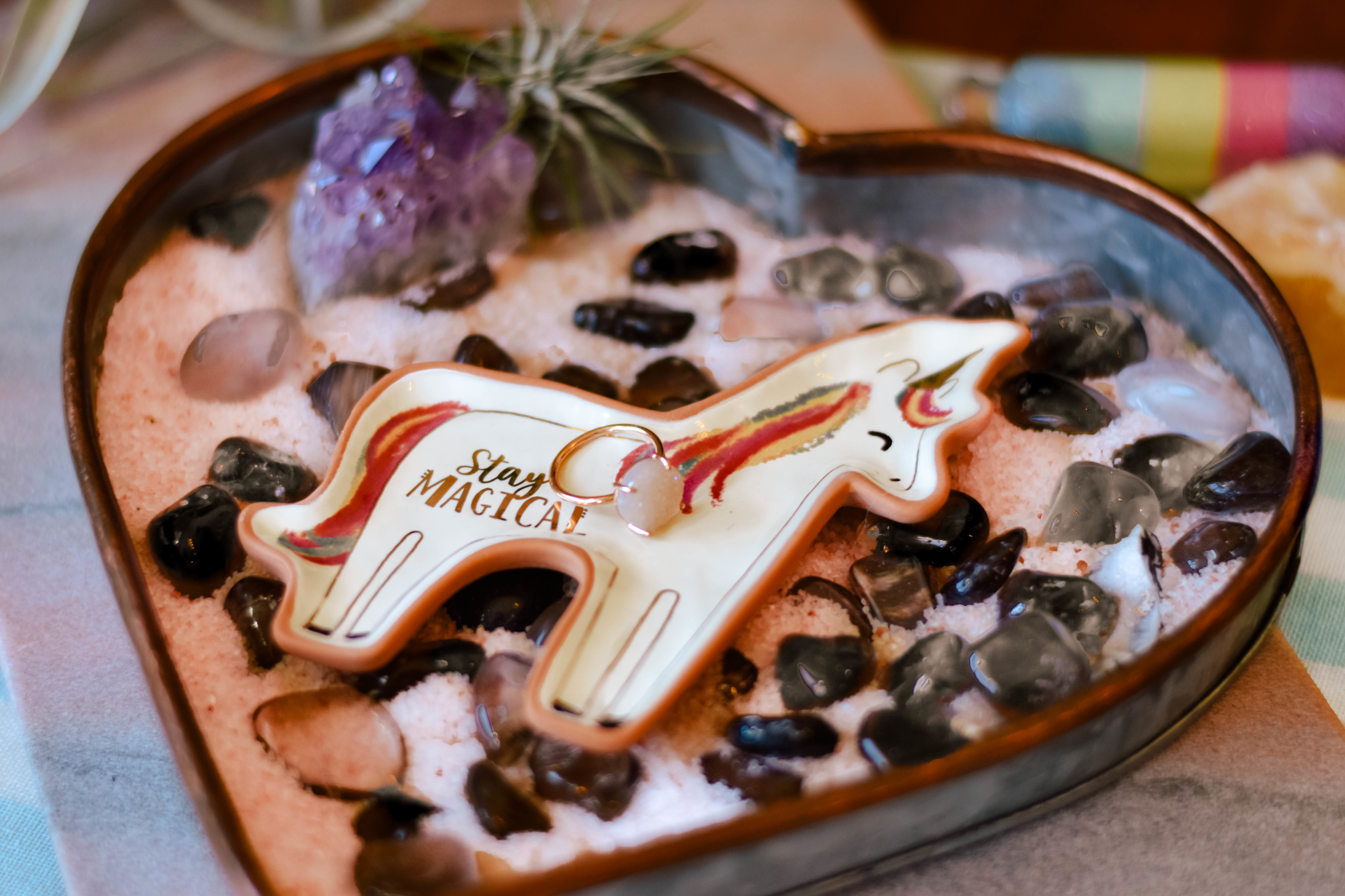Unicorn trinket dish