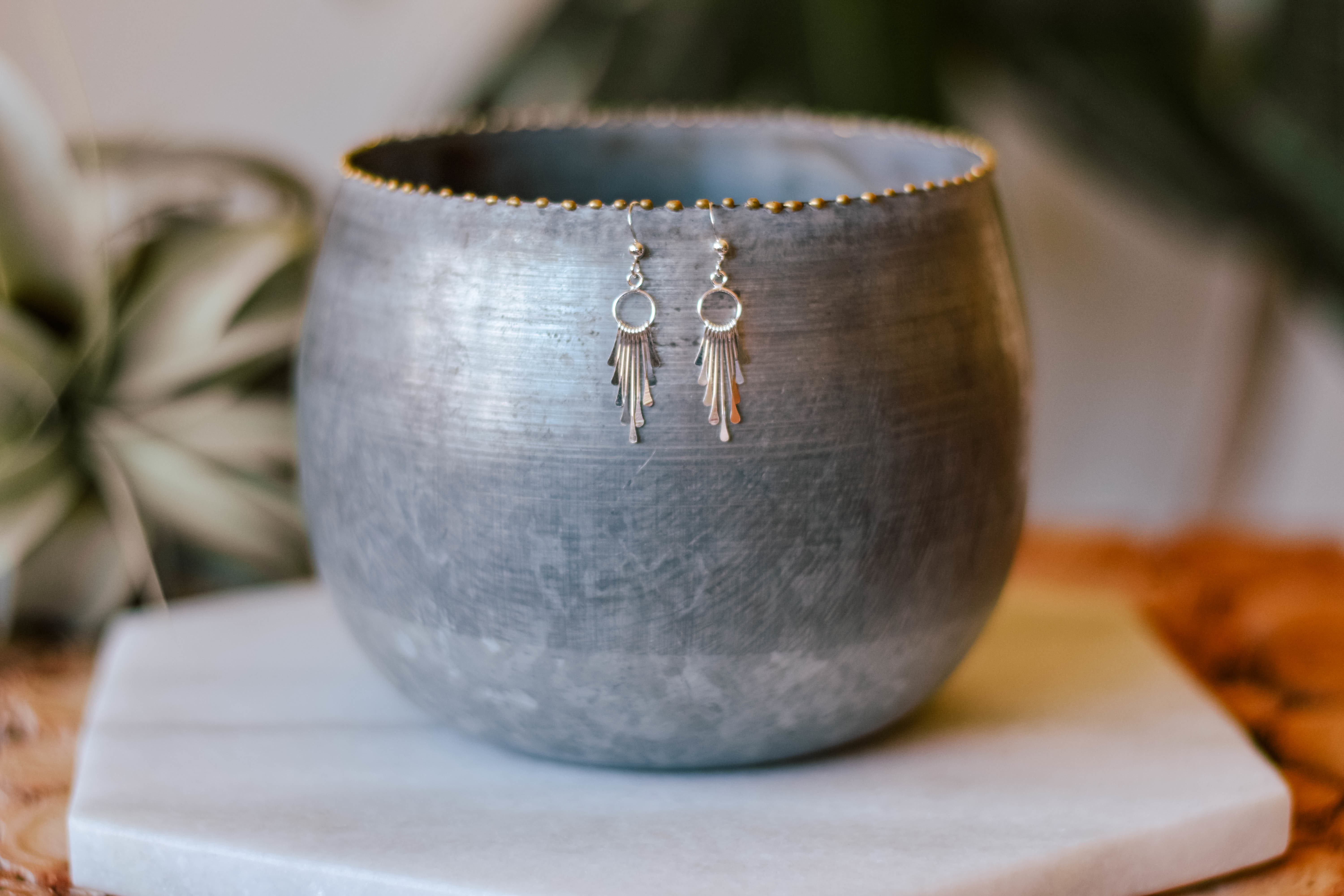 chandelier tassel paddle earrings 1382
