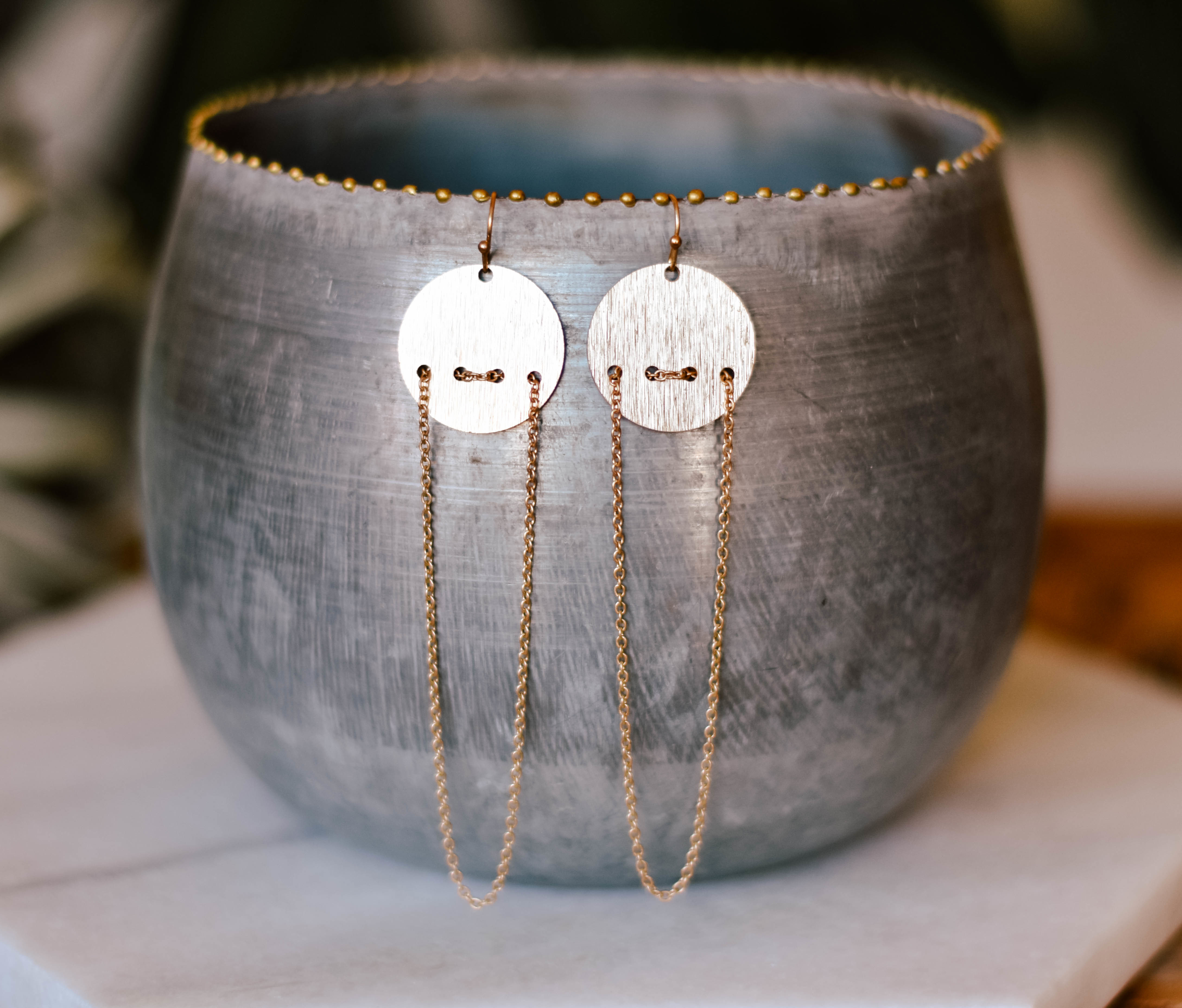 lola chain drop earrings 17552 QN0VSWAGC09DE