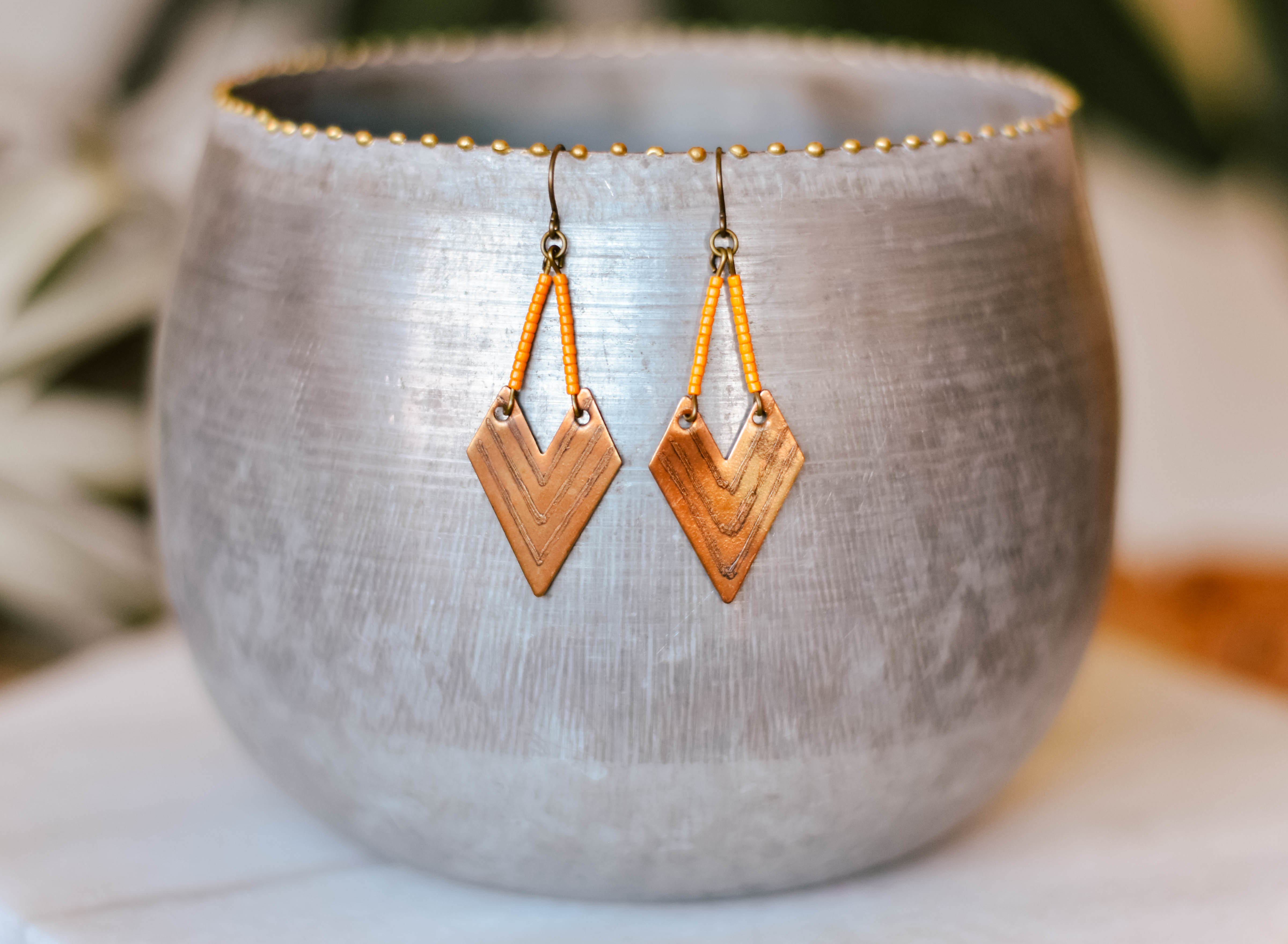 Triangle And Beads