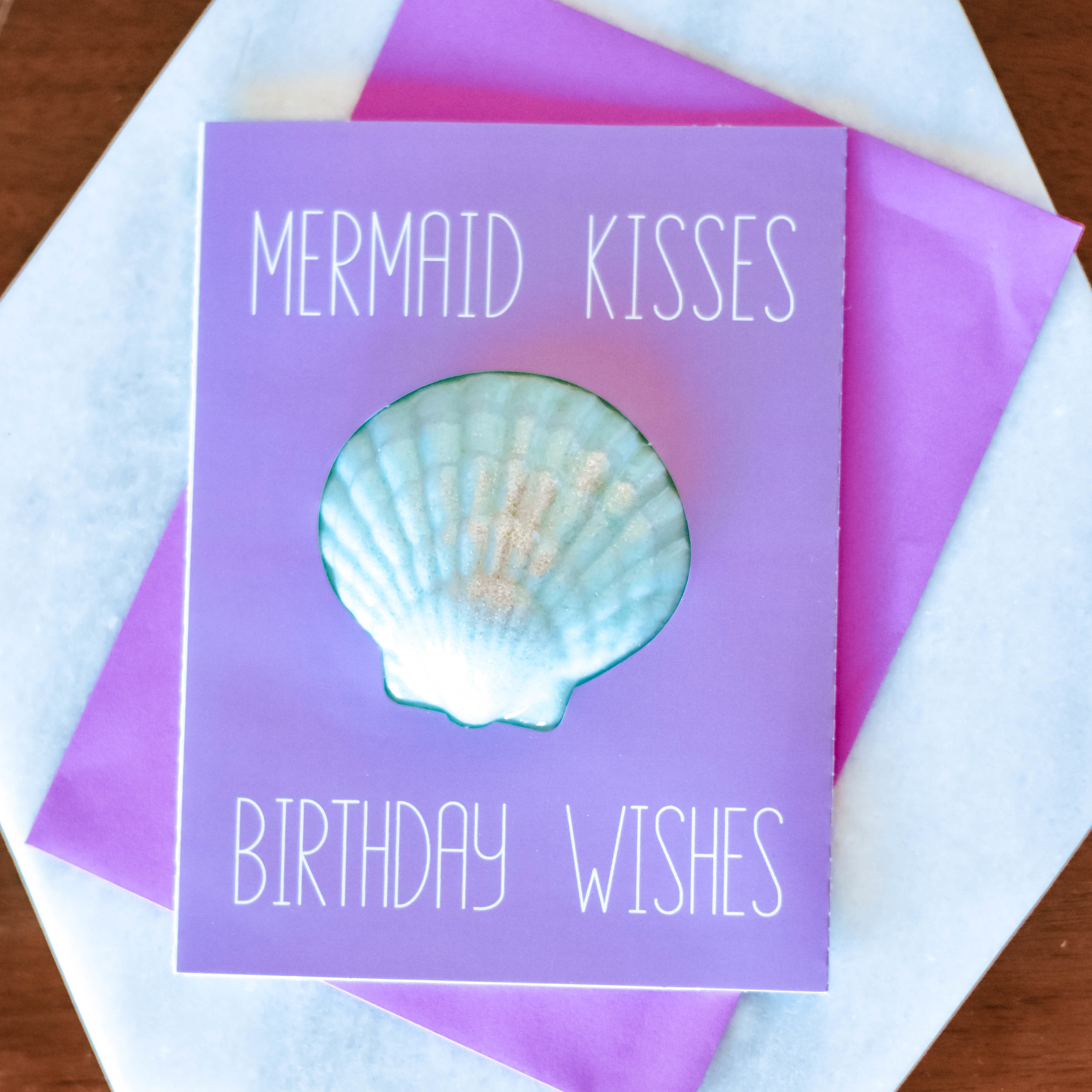 mermaid kisses bath bomb card HZZA7R1JJ1G6R