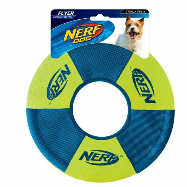 Nerf Dog Toss and Tug Ring Dog Toy Nerf Dog Toss and Tug Ring Dog Toy